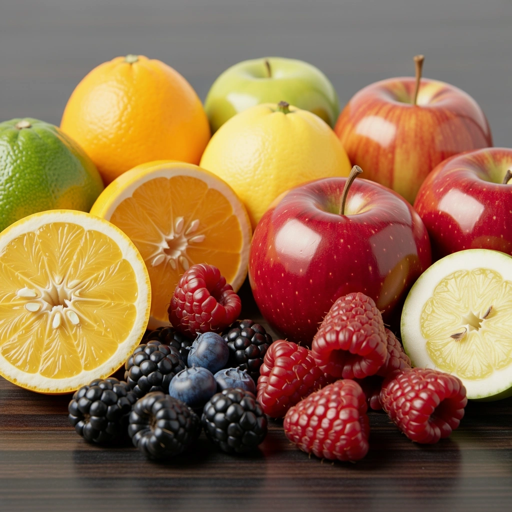 Frutas variadas y saludables